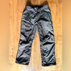 The North Face Hyvent Mens size M Dark Gray Snow Pants Insulated Snowboard Ski